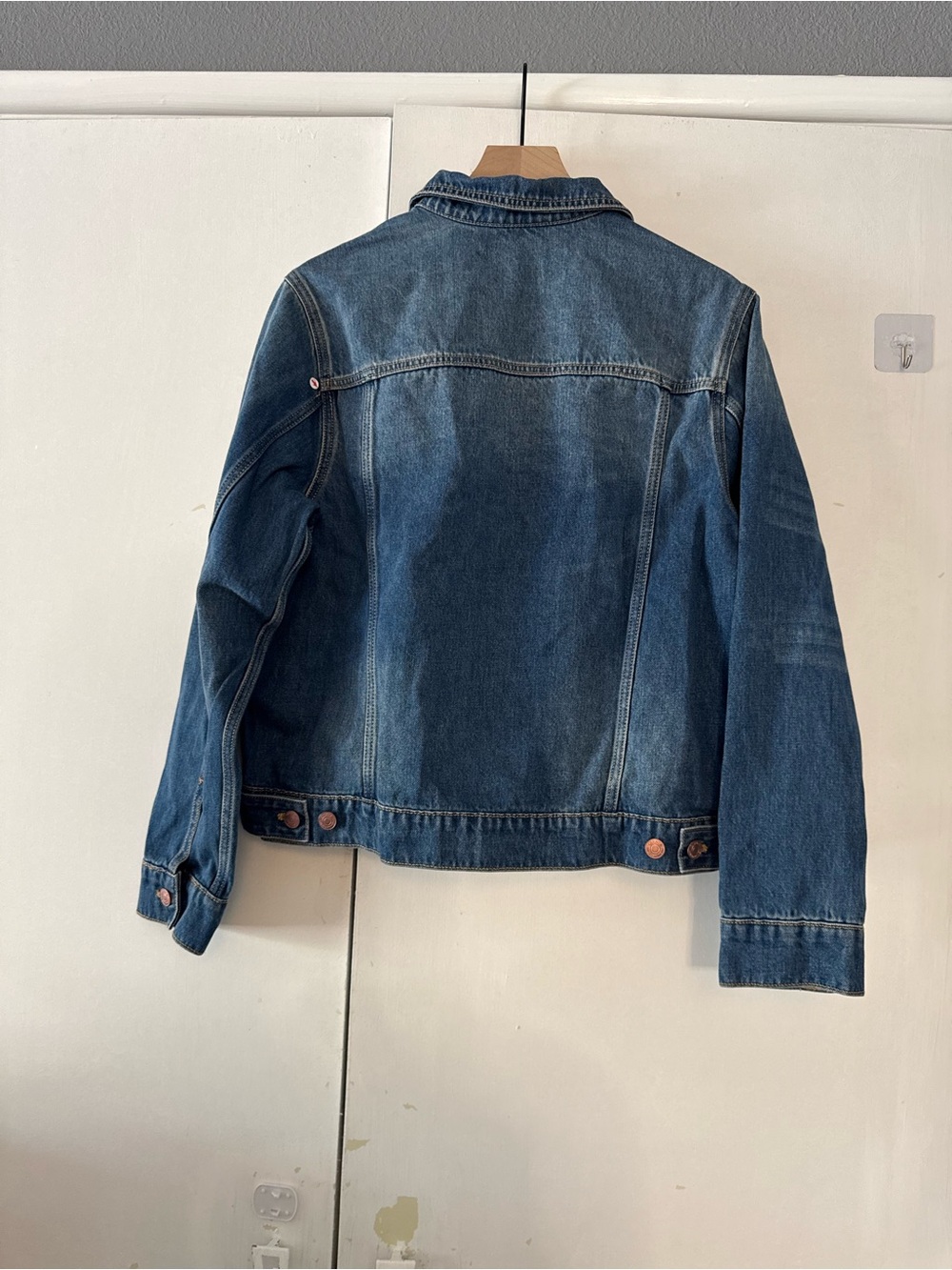 Quince 100% Organic Cotton Denim Jacket XL Indigo Blue - Picture 7 of 10